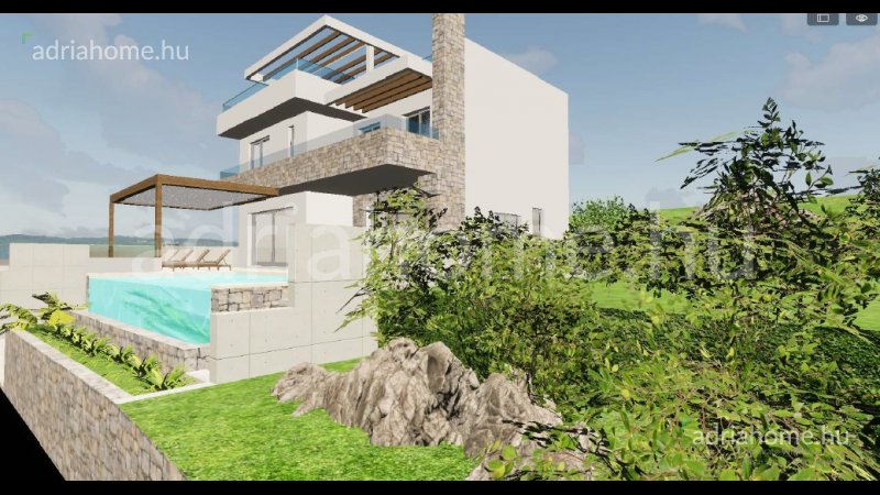 Marina – Trogir: Luksuzna villa u projektu 300 m od mora 
