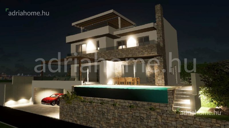 Marina – Trogir: Luksuzna villa u projektu 300 m od mora 
