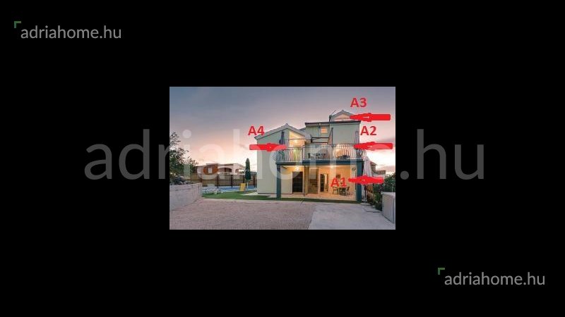 Rogoznica - Apartmanska kuća s bazenom pokraj Rogoznice