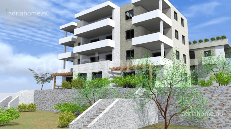 Omiš area - New apartments 70 m from the sea!