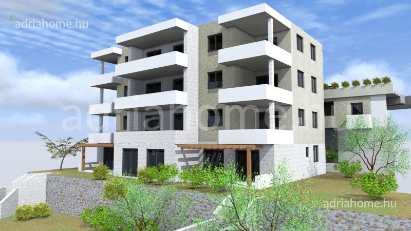 Omiš area - New apartments 70 m from the sea!