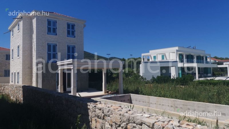 Pašman Island - Luxury stone villa with pool, first row to the sea
