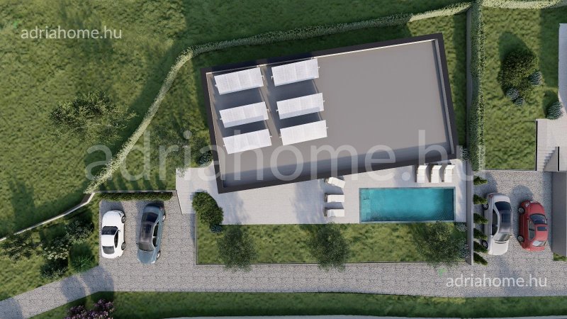Labin - New villas with two apartments and swimming pools in Istria