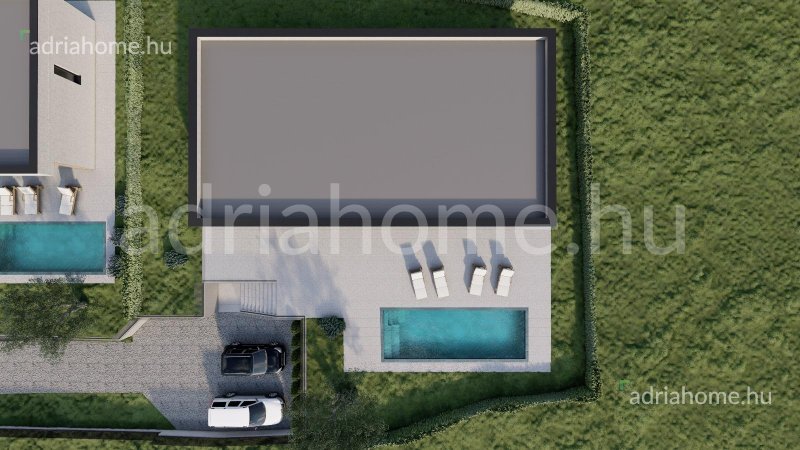 Labin - New villas with two apartments and swimming pools in Istria