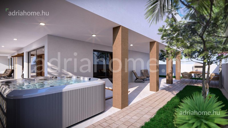 Zadar - Luxus apartmanok medencével 70 m-re a tengertől