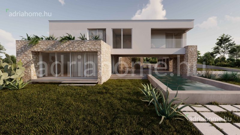 Rogoznica - Luxury family houses with swimming pool and large garden under construction