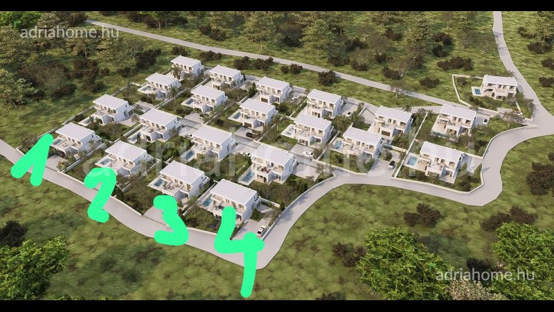 Rogoznica - Luxury family houses with swimming pool and large garden under construction