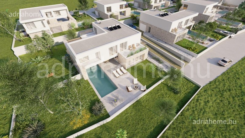 Rogoznica - Luxury family houses with swimming pool and large garden under construction