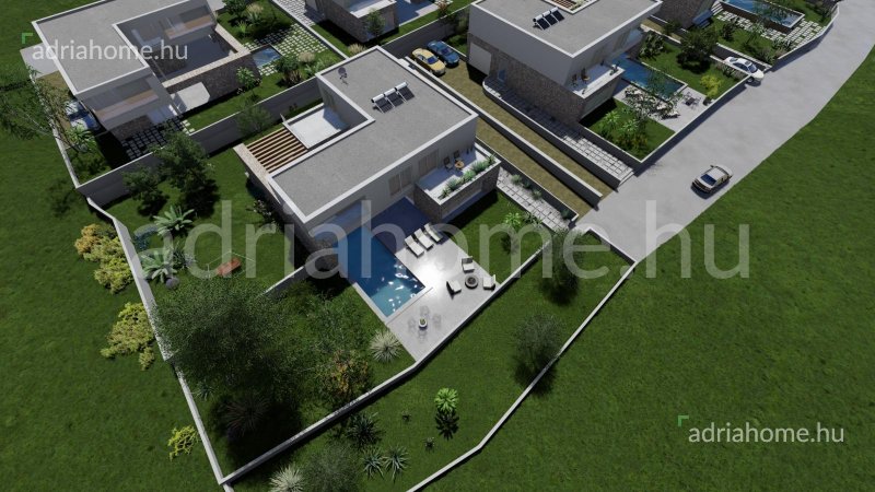 Rogoznica - Luxury family houses with swimming pool and large garden under construction