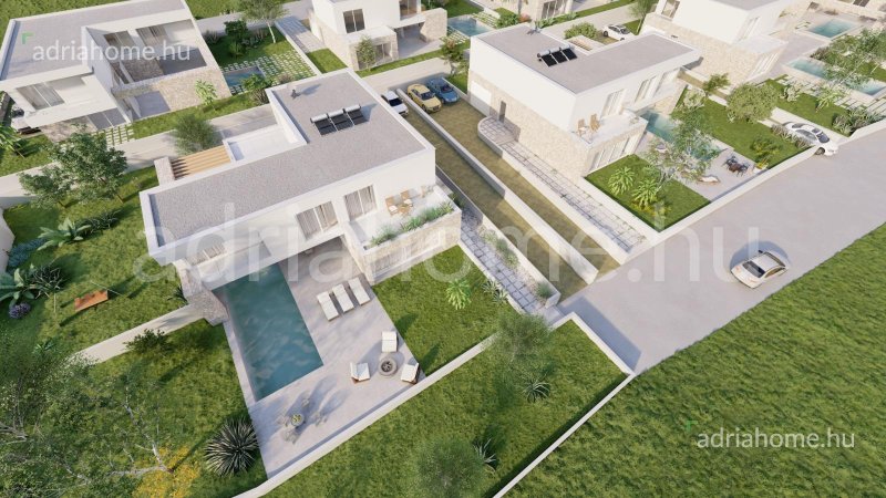 Rogoznica - Luxury family houses with swimming pool and large garden under construction