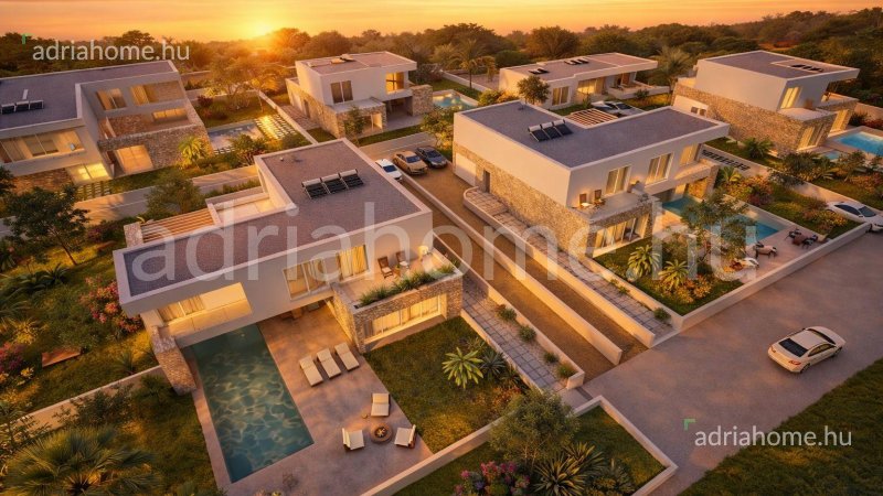Rogoznica - Luxury family houses with swimming pool and large garden under construction