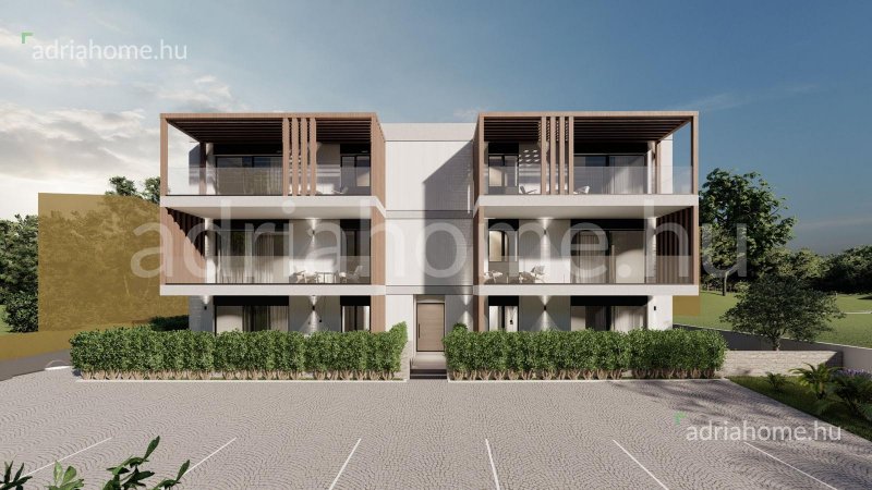 Rogoznica - Új építésű apartmanok 2. sorban a tengertől