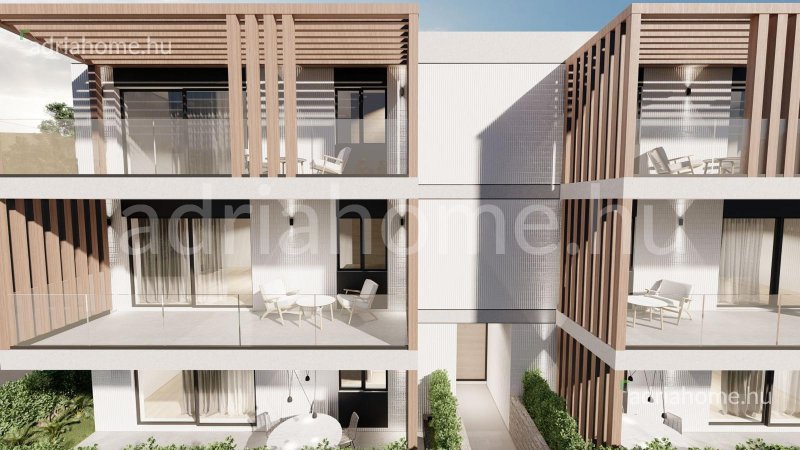 Rogoznica - Új építésű apartmanok 2. sorban a tengertől