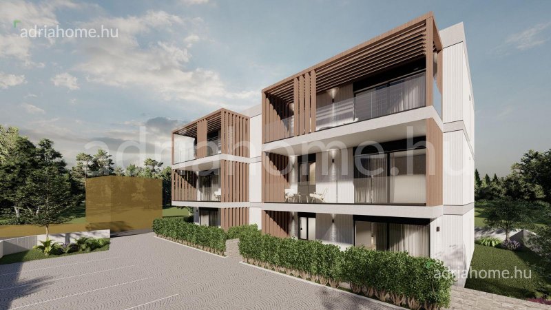 Rogoznica - Új építésű apartmanok 2. sorban a tengertől