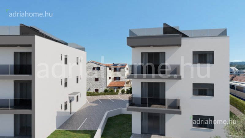 Rogoznica – Luxuslakások 2. sorban a tengertől